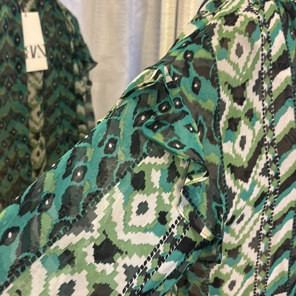 NWT Zara Oversized Blouse - Picture 3 of 8